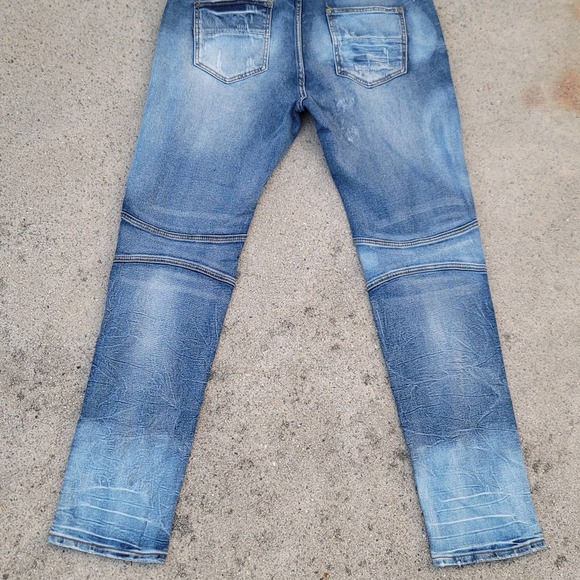 PREME Distressed Denim Jeans - Picture 2 of 7